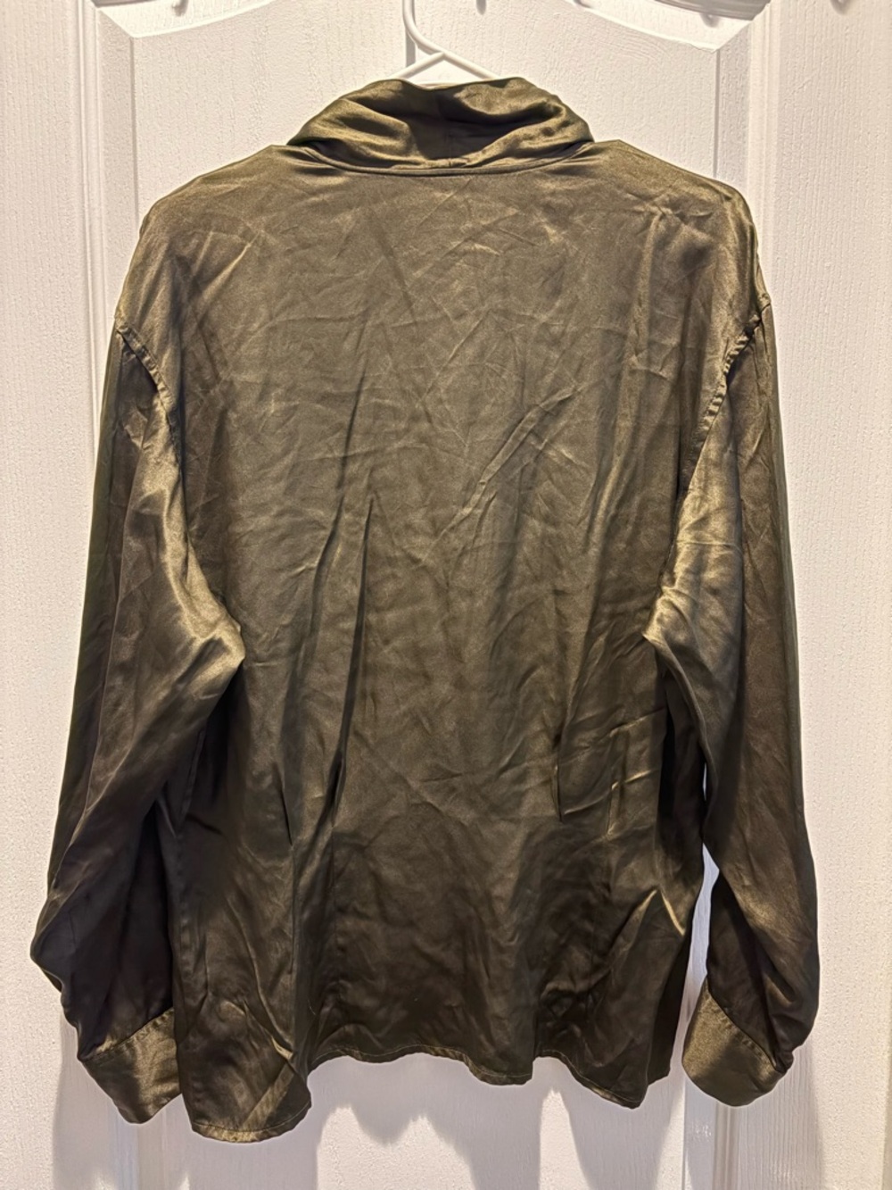 Vintage Banana Republic Button Up Women Silk Safari Travel Party Core Go - Picture 4 of 4